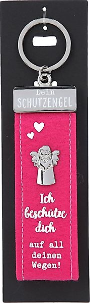 Depesche Schlüsselanhänger DEPESCHE Schlüsselanhänger Glücksfilz Schutzenge günstig online kaufen