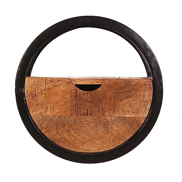 Runde Regale zur Wandmontage Metall und Holz günstig online kaufen