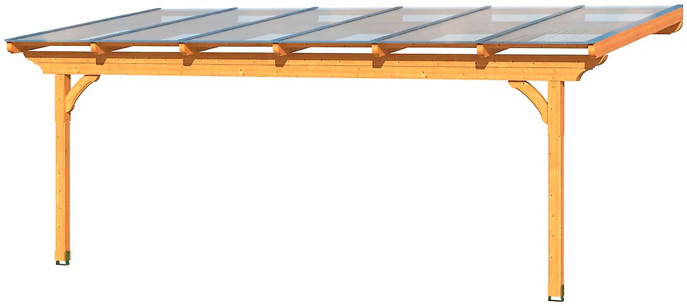Skanholz Terrassendach "Ravenna" 648 cm Breite, verschiedene Tiefen günstig online kaufen