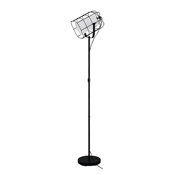 EGLO Stehlampe »BITTAMS«, 1 flammig-flammig, schwarz / L26 x H148,5 x B19 c günstig online kaufen