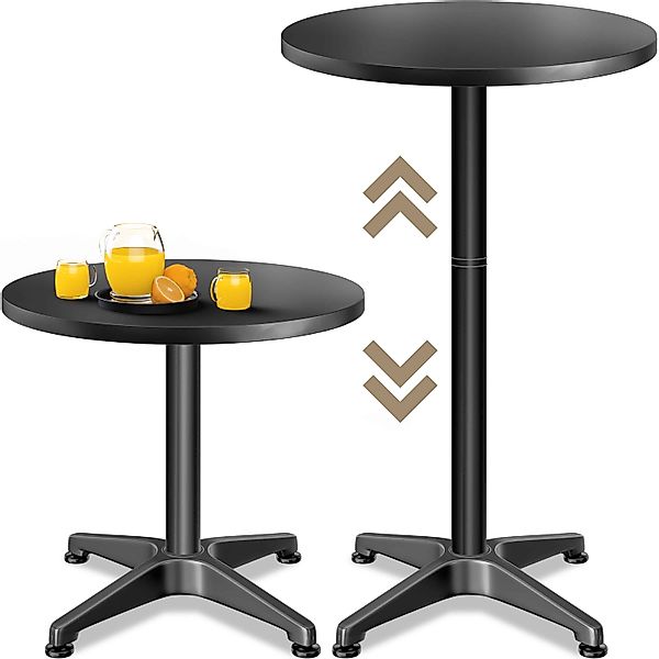 Casaria Stehtisch (1-St), Höhenverstellbar 70cm/115cm Hoch günstig online kaufen