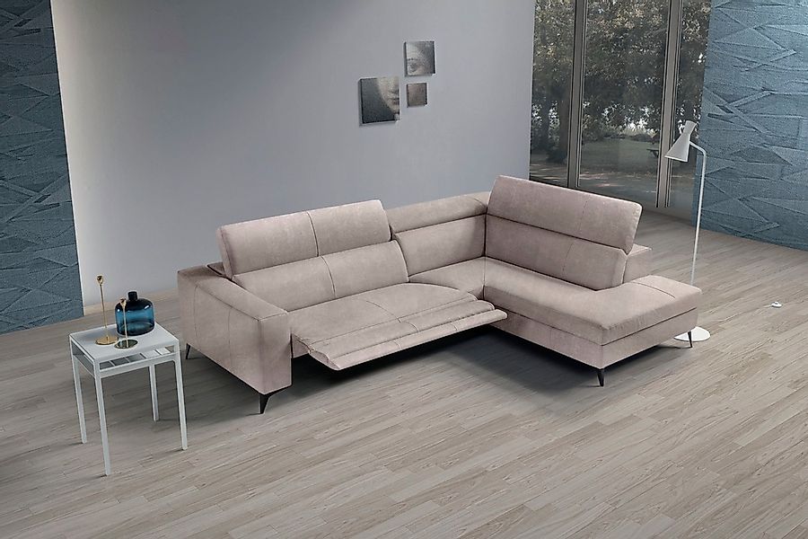 Egoitaliano Ecksofa "Edith, Designsofa mit hohem Sitzkomfort, L-Form", inkl günstig online kaufen
