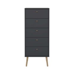 andas Highboard "Bodo, Hochkommode, Aufbewahrung, Stauraum" mit 5 Schublade günstig online kaufen