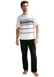 Bruno Banani Pyjama Spar-Set, 3 Stk. tlg., Shirt mit Shorts und langer Hose günstig online kaufen