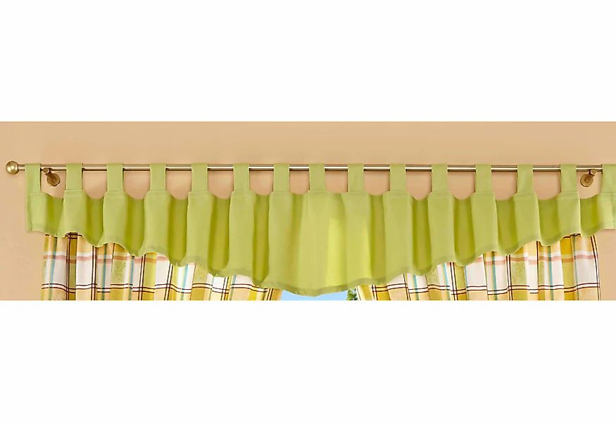 Stickereien Plauen Querbehang "Dolche" Schlaufen 1 Stk. tlg. günstig online kaufen