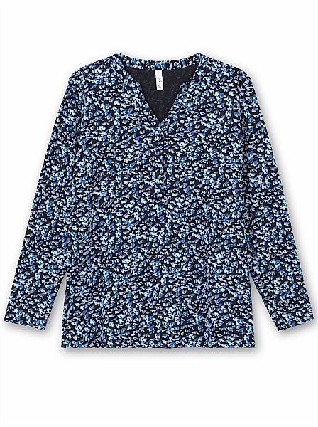 Sheego Langarmshirt "Rundhalsshirt" 1 Stk. günstig online kaufen
