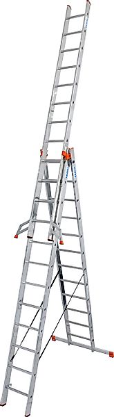 KRAUSE Vielzweckleiter Tribilo, Alu, 3x12 Sprossen, günstig online kaufen