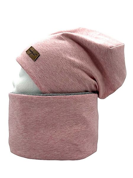 nadycat Beanie ROSA meliert UNI (2-St., Beanie & Loop) handgefertigt aus de günstig online kaufen