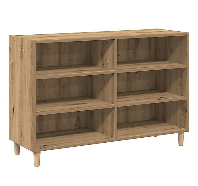 vidaXL Fächerschrank Sideboard Artisan-Eiche 103,5x35x70 cm Holzwerkstoff ( günstig online kaufen