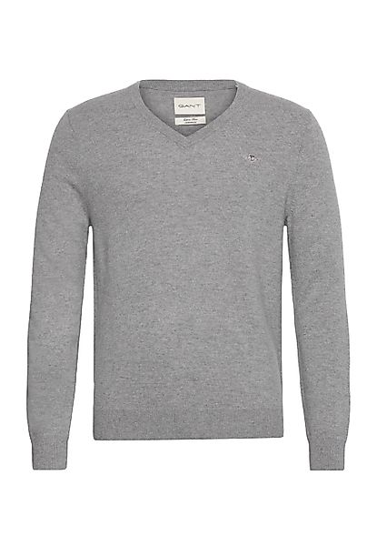 Gant Strickpullover Pullover Strickpullover V-Neck (1-tlg) günstig online kaufen