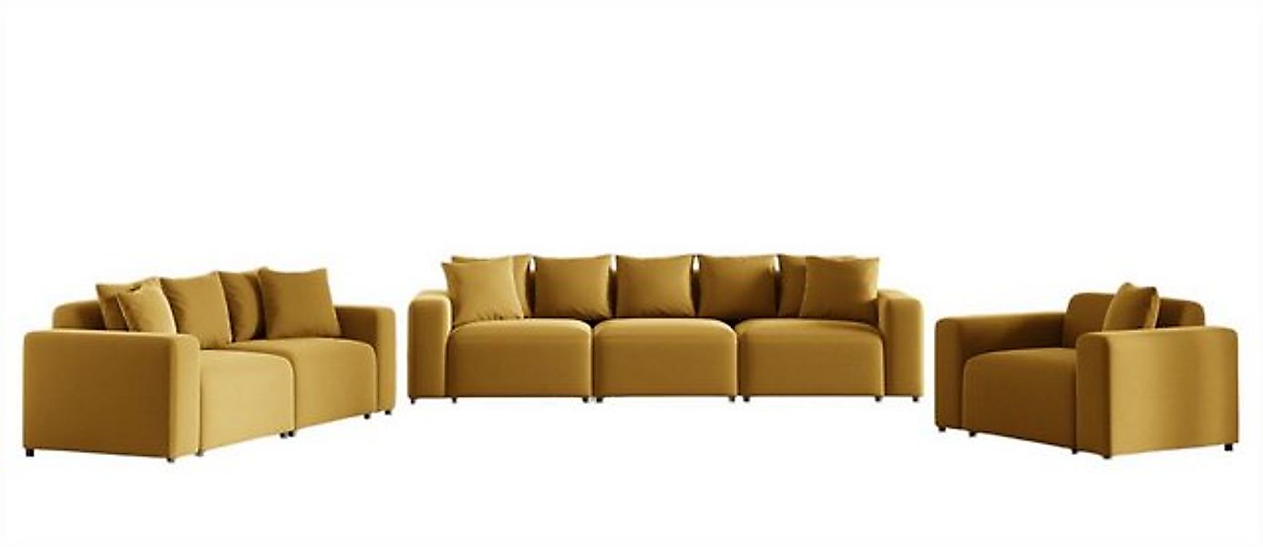 Fun Möbel Polstergarnitur Designersofa MEGAN 3-2-1 günstig online kaufen