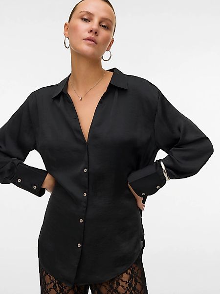Vero Moda Langarmbluse "VMSOMMER LS SHIRT WVN GA NOOS" günstig online kaufen