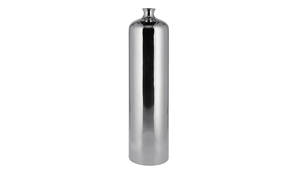 Vase - silber - Stahl - 59 cm - Dekoration > Vasen - Möbel Kraft günstig online kaufen
