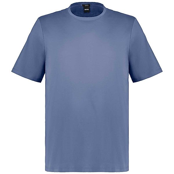 BOSS T-Shirt aus merzerisierter Baumwolle Farbe blau Größe: 5XL günstig online kaufen