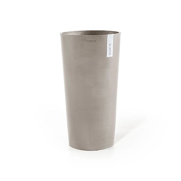 ECOPOTS Blumentopf "Amsterdam extrahoch 90 Taupe", für innen und außen: fro günstig online kaufen