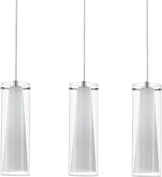 EGLO Hängeleuchte PINTO Pendellampe, Stahl und Glas, Esstischlampe, E27, IP günstig online kaufen