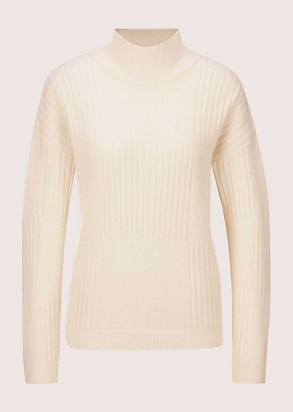 MADELEINE Strickpullover Stehkragen-Pullover aus Schurwolle günstig online kaufen