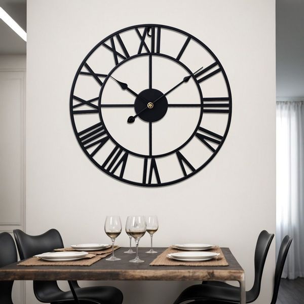 DARDVORLAG Wanduhr mit Römischen Ziffern, Vintage günstig online kaufen