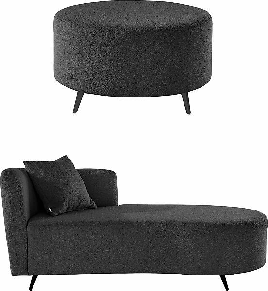 Home affaire Recamiere "Hulby" wahlweise mit und ohne Hocker und Armlehne l günstig online kaufen