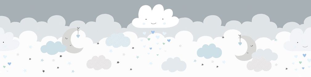 Bricoflor Babyzimmer Wolken Tapete mit Sternen Kinder Vliestapete mit  Ster günstig online kaufen