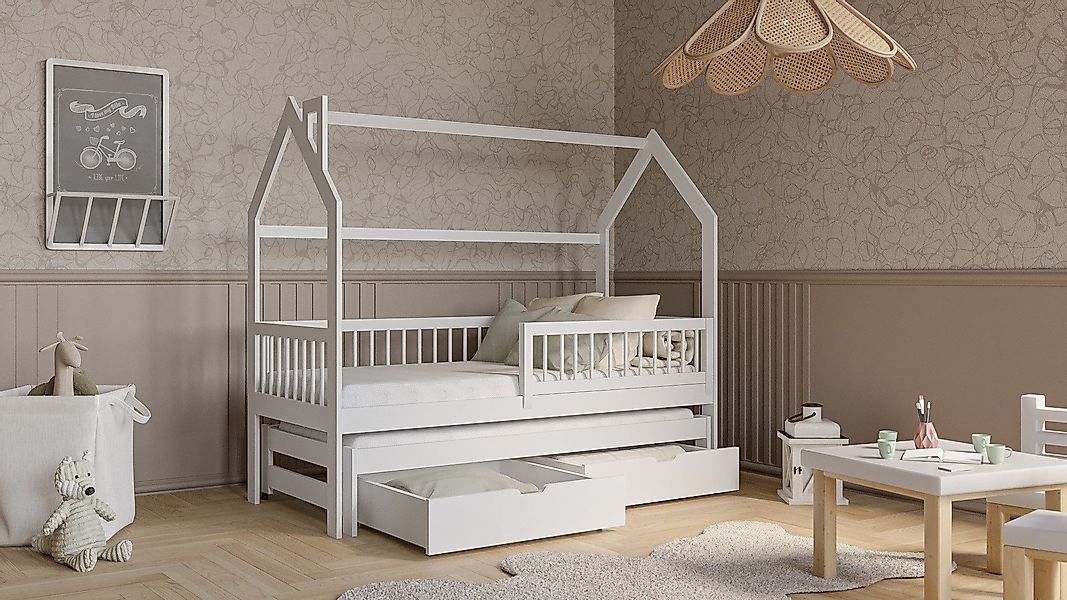 thematys Hausbett mit Ausziehbett Kinderbett und günstig online kaufen