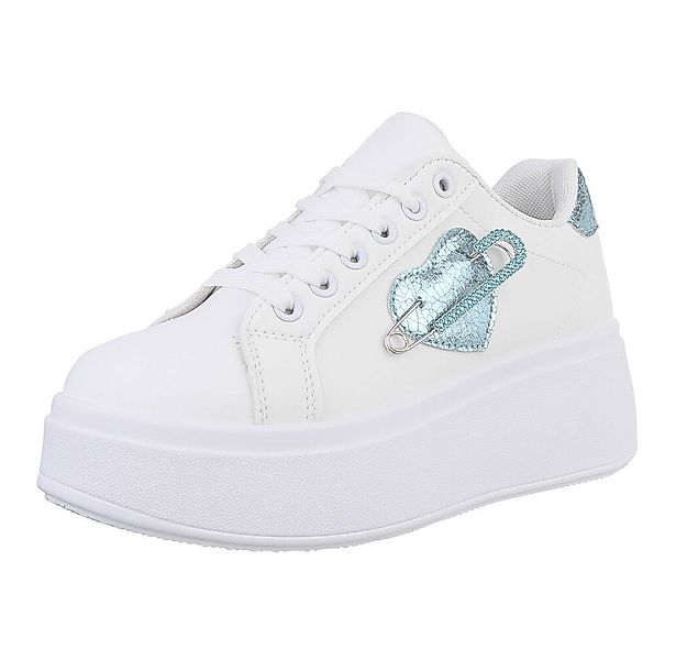Ital-Design Damen Low-Top Freizeit Sneaker (88930488) Keilabsatz/Wedge Snea günstig online kaufen