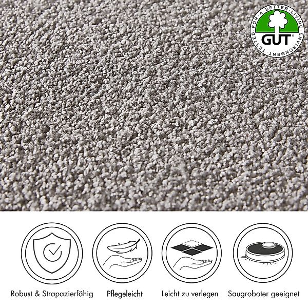 Andiamo Teppichboden »Verona, Velours, Made in Belgium«, rechteckig, 6 mm H günstig online kaufen
