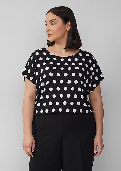 s.Oliver Kurzarmshirt T-Shirt T-Shirt aus Viskosemix im Relaxed Fit günstig online kaufen