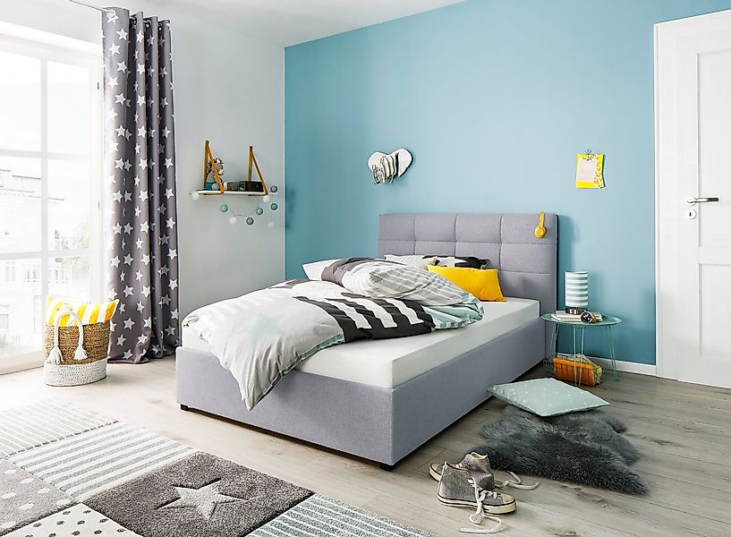 Home affaire Polsterbett "Endres" mit Bettkasten, wahlweise ohne Matratze/L günstig online kaufen