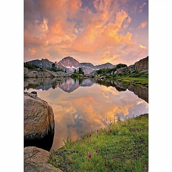 Komar Fototapete Alpenglühen B/L: ca. 184x254 cm günstig online kaufen