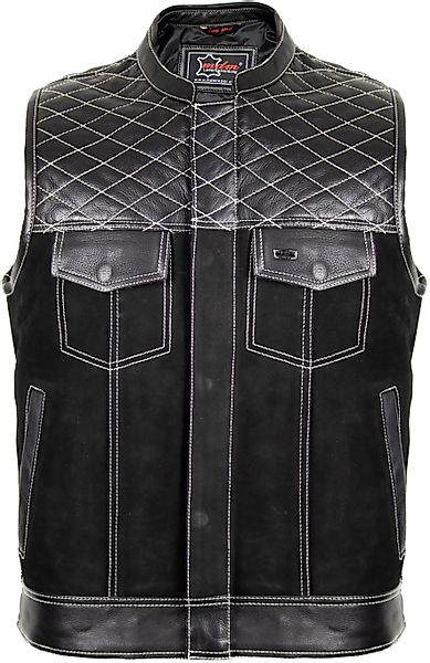MDM Lederweste Custom Biker Lederweste Nubuk günstig online kaufen