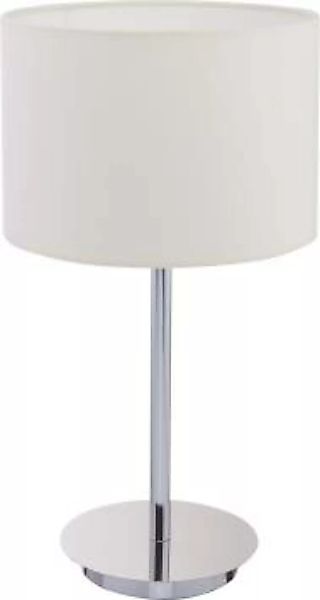 Tischlampe Chrom 43cm HOTEL Wohnzimmer Lampe günstig online kaufen