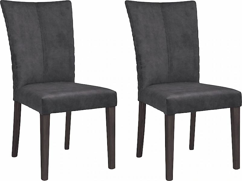 Leonique 4-Fußstuhl "Vence" (Set) 2 Stk.mit Rautensteppung in der Rückenleh günstig online kaufen