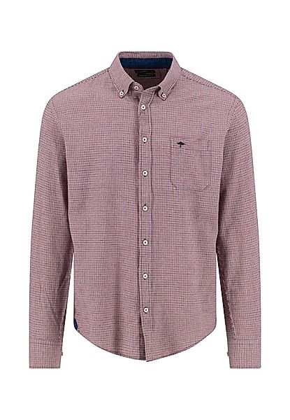 FYNCH-HATTON Langarmhemd mit Logo Stickerei günstig online kaufen