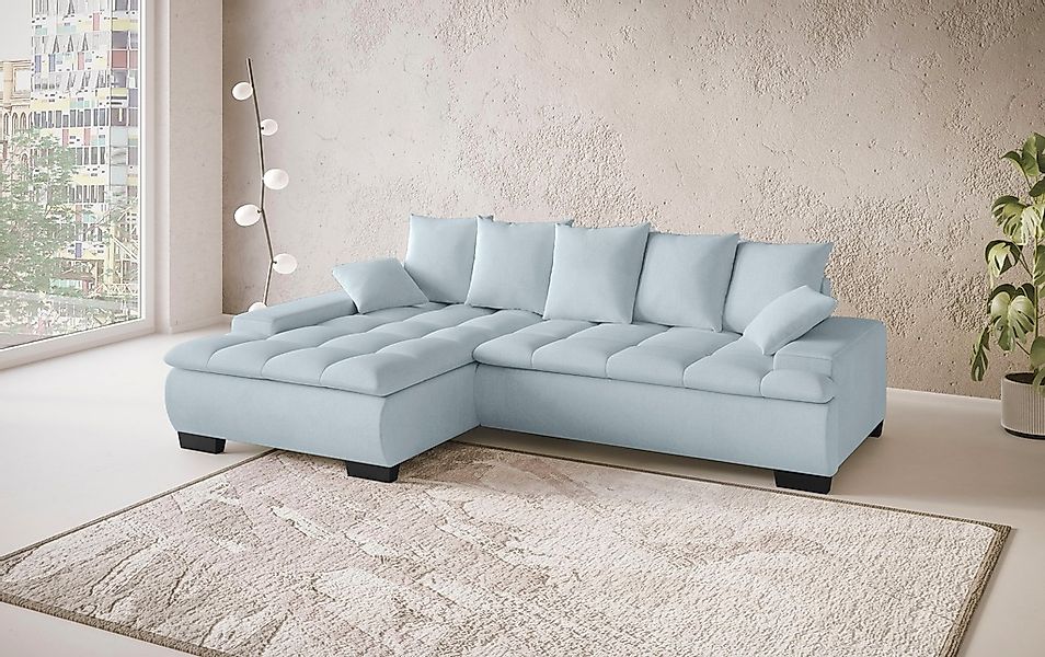 INOSIGN Ecksofa "Haiti II, L-Form", wahlweise mit Schlaffunktion/Bettkasten günstig online kaufen