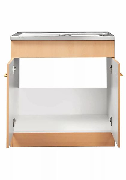 KOCHSTATION Spülenschrank "KS-Elster", Breite 80 cm günstig online kaufen