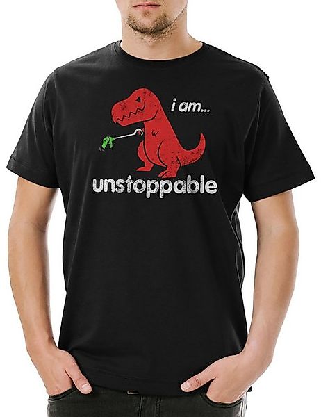 Urban Backwoods Print-Shirt I Am Unstoppable Herren T-Shirt Tyrannosaurus R günstig online kaufen