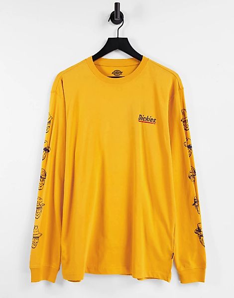 Dickies – Federal Dam – Langärmliges Shirt in Orange günstig online kaufen