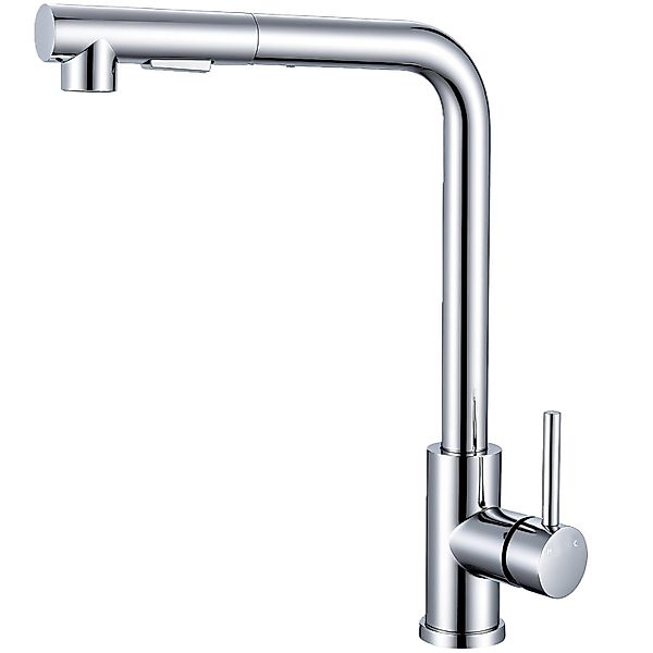 AICA Wasserhahn Chrom Hochdruck Küchenarmatur mit Brause Ausziehbar 360° Zw günstig online kaufen