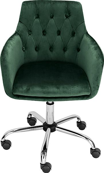 INOSIGN Bürostuhl Perry1, eleganter Samtstuhl, gepolstert günstig online kaufen