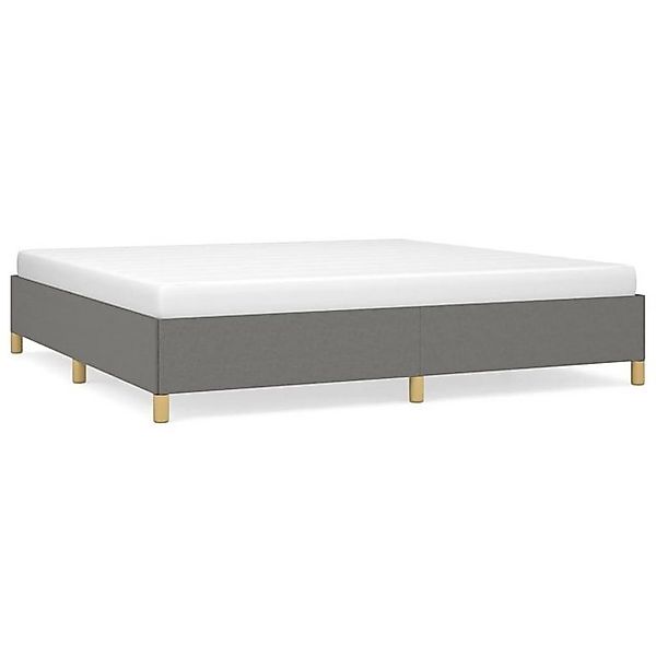 furnicato Bettgestell ohne Matratze Dunkelgrau 200x200 günstig online kaufen