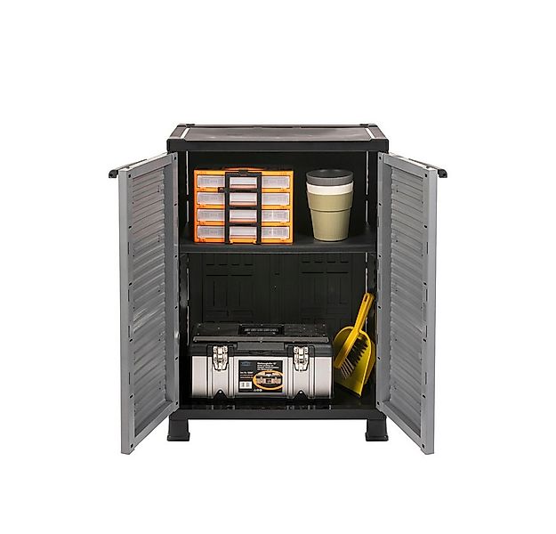 Kreher Mehrzweckschrank 'STAR' aus Kunststoff mit einem Einlegeboden in Sch günstig online kaufen