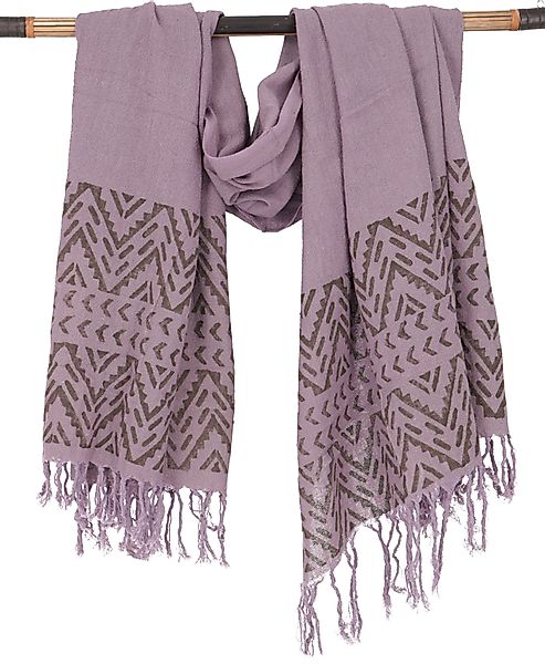 Guru-Shop Halstuch Handgewebtes Baumwolltuch mit Tribalmuster,.. günstig online kaufen