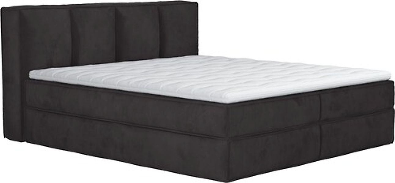 Home affaire Boxspringbett "Sacy", Boxbett inkl. Topper, 2 Matratzen, Härte günstig online kaufen