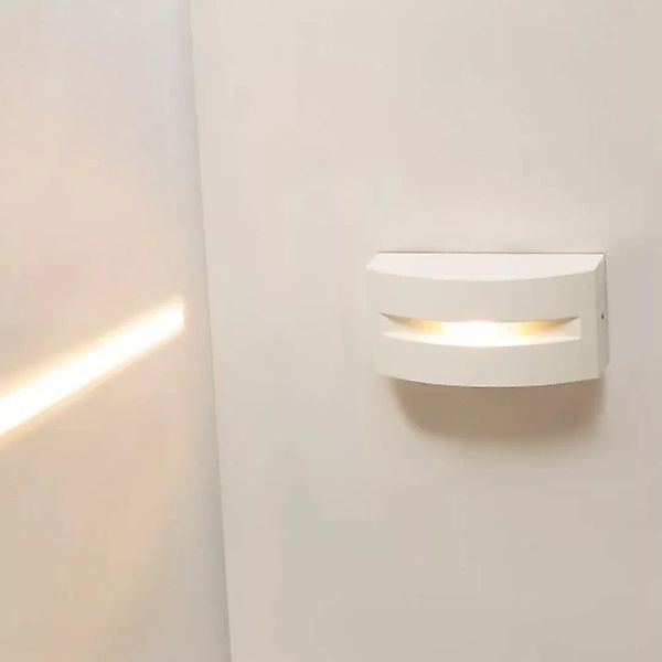 LED Wand- und Deckenleuchte Out-Beam Frame in Weiß 3,5W 60lm IP55 günstig online kaufen