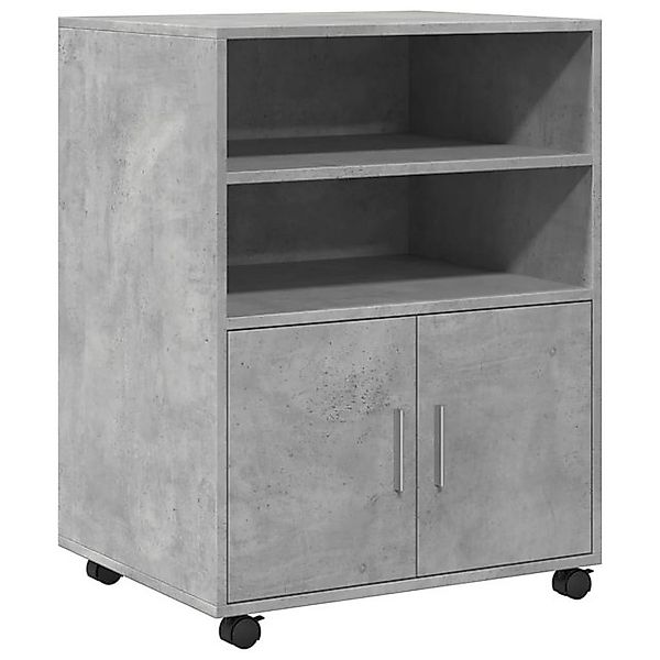vidaXL Aktenschrank Rollschrank Betongrau 60x48x81 cm günstig online kaufen