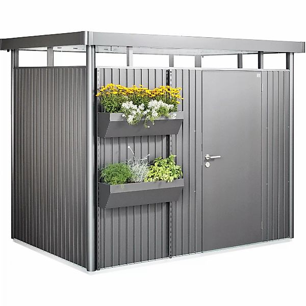 Biohort Blumenkasten "FloraBoard", 2er-Set, quarzgrau-metallic günstig online kaufen