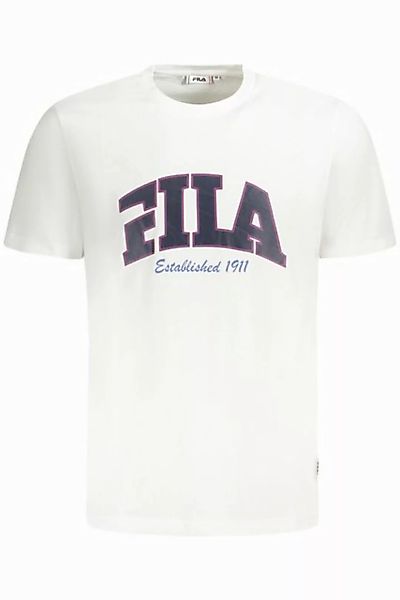 Fila T-Shirt Herren T-Shirt Weiß Kurzarm Regular Fit mit günstig online kaufen