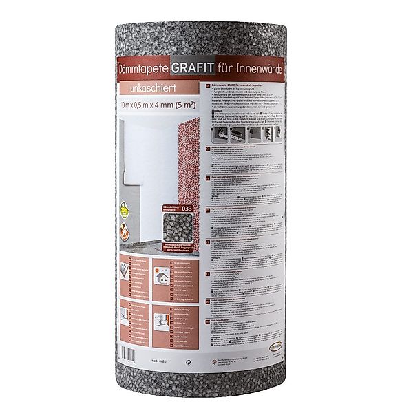 Homestar Dämmunterlage Dämmtapete Grafit unkaschiert, Reduzierung günstig online kaufen