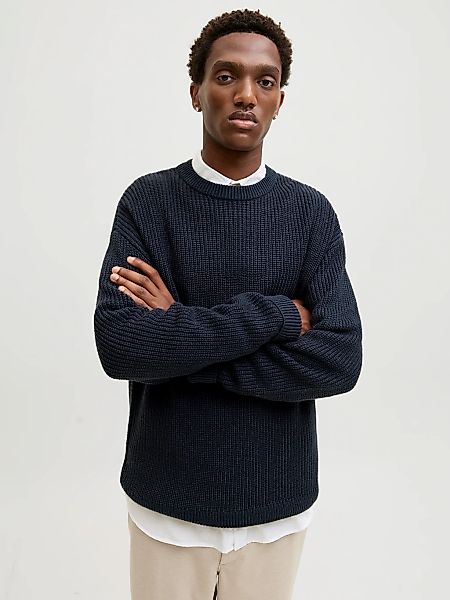 Jack & Jones Rundhalspullover "JJKAITO KNIT CREW NECK BF" günstig online kaufen